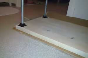 Kiinnikkeiden upotukset valmiit