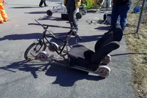 Ja kisapaikalle odottelemaan laskua
